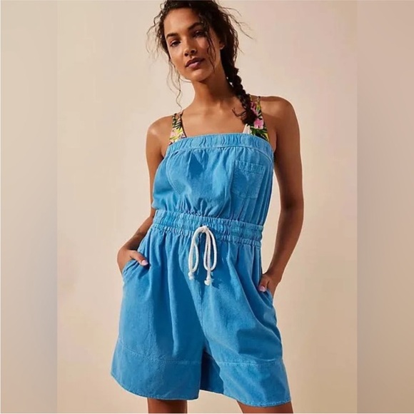 NEW Free People Beach Akoi Romper Size XS - Picture 1 of 11